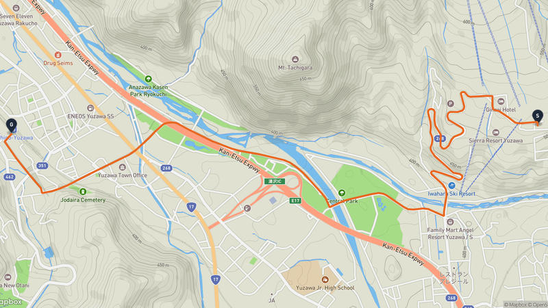 Iwappara Ski Resort to Yuzawa Drive
