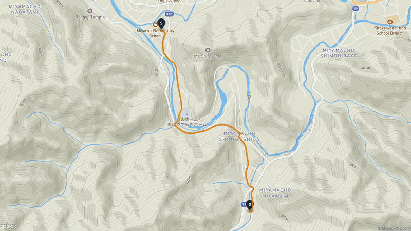 Nantan Hiking Route