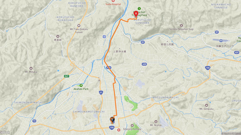 高山城〜高山市 ハイキングルート