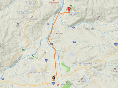 高山城 → 高山市