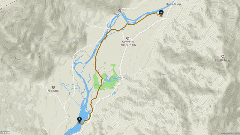 霞泽岳 徒步路线