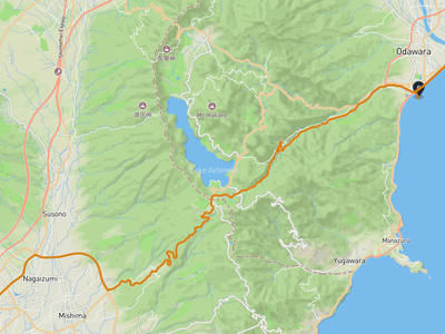 沼津市 → 小田原宿
