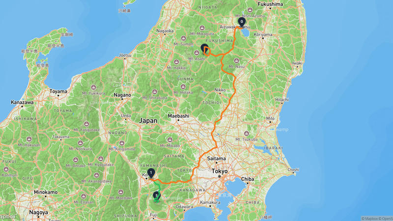 เส้นทางขับรถ ฟูจิ-Inawashiro