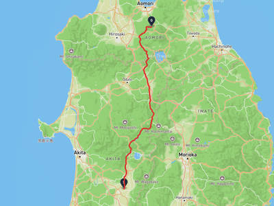 Daisen → Aomori