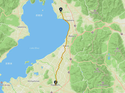 東近江市 → 長浜市