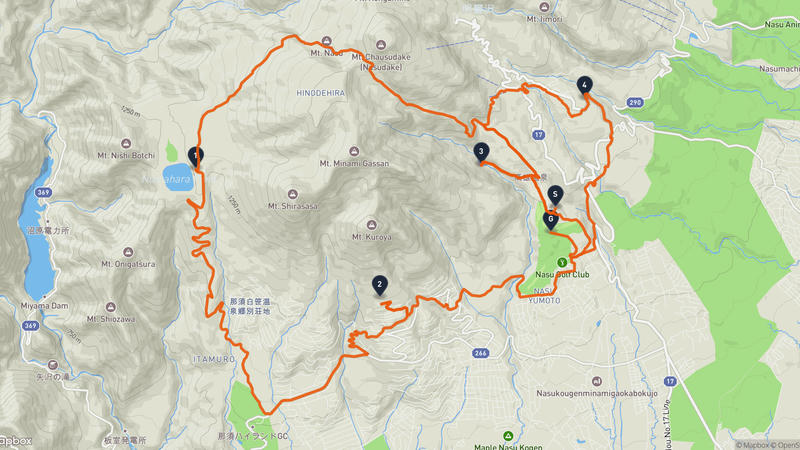 Nasu Highlands 하이킹 루트