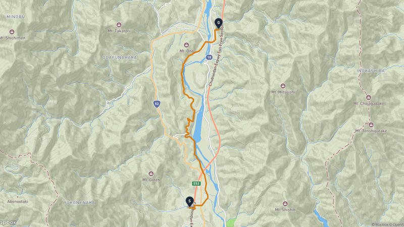 南部町至身延町 登山路線