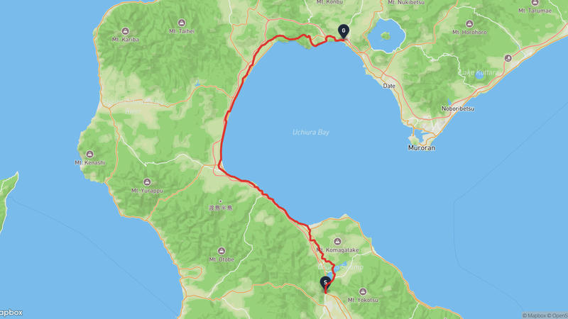Nanae to Toyora Cycling Route