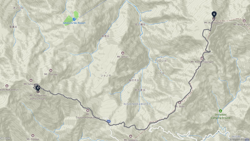 石锤山至瓶森 徒步路线