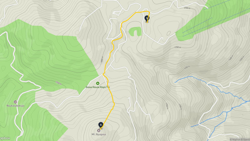 入笠山 登山路線