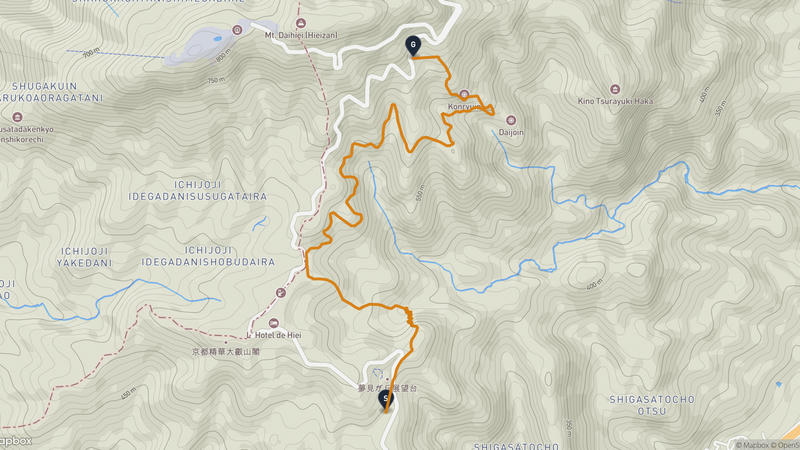 Mount Hiei Hiking Route