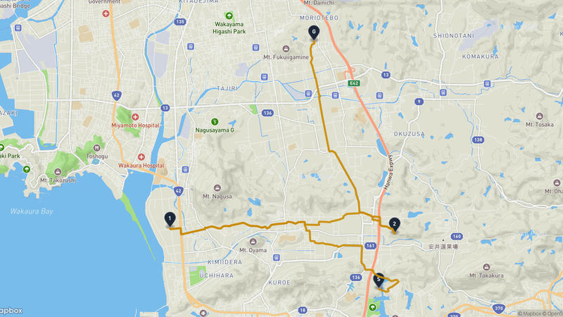 海南市至日前宮 登山路線