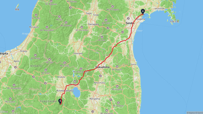 Ouchi Dam to Zuigan-ji Temple Hiking Route