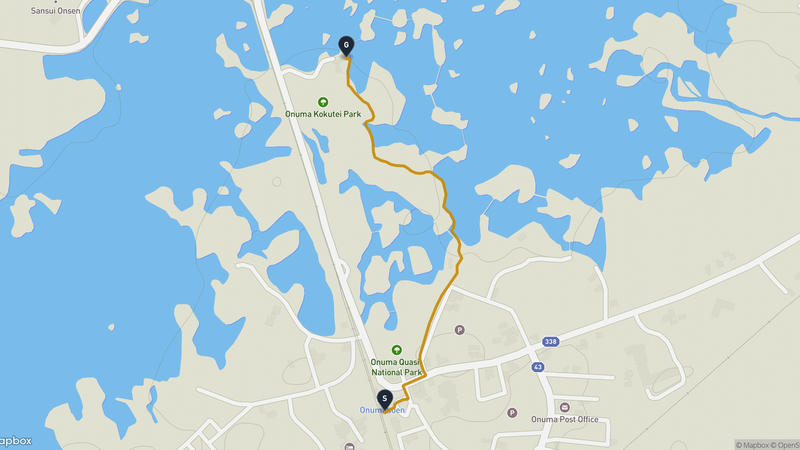 Nanae Hiking Route