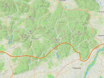 天神川 → 猪名川町