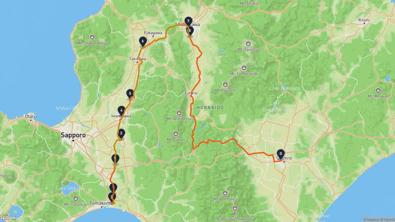 Tomakomai to Obihiro Drive