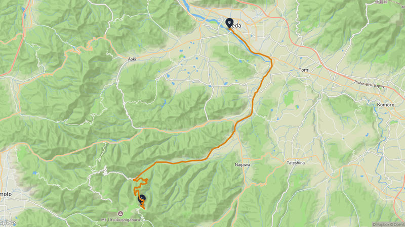 Utsukushigahara to Ueda Castle Drive