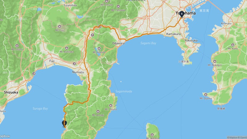 Dōgashima to Gumyō-ji Temple Cycling Route