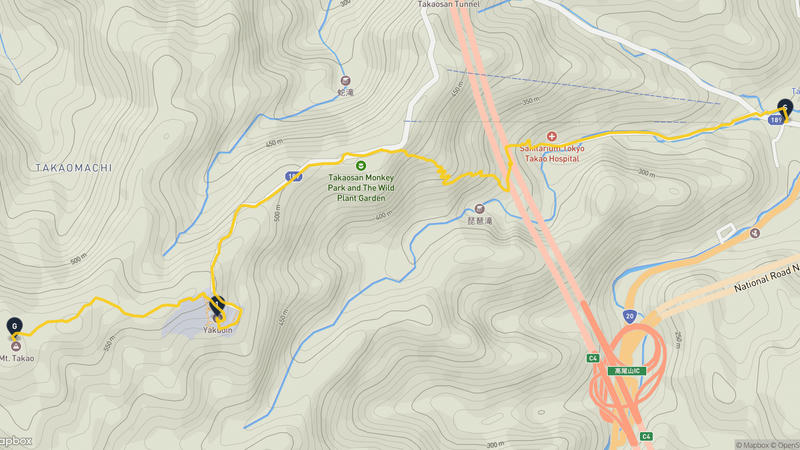 高尾山 登山路線