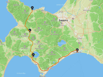 余市町 → 苫小牧市