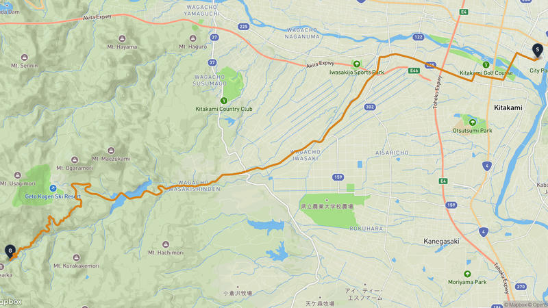 Gokuraku-ji Temple to Kitakami Drive