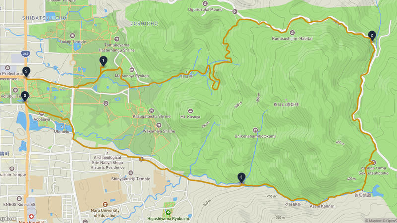 Nara National Museum Hiking Route