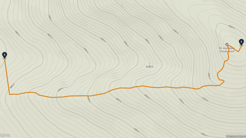 Asahi-dake Hiking Route
