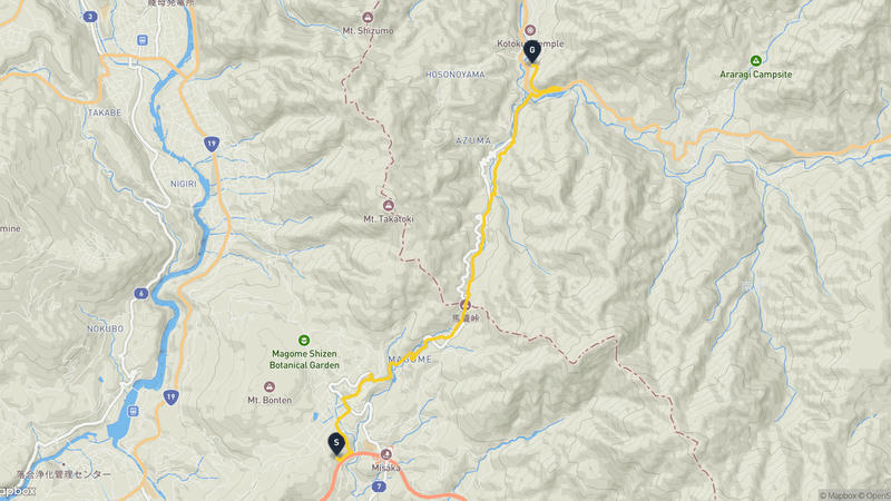 Magome-juku to Tsumago-juku Hiking Route