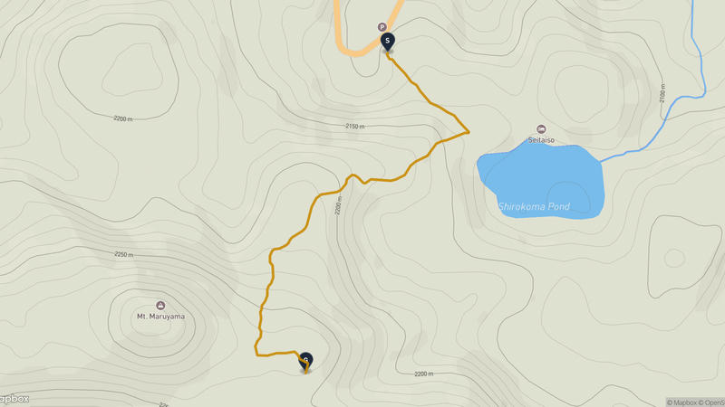 佐久穂町至茅野市 登山路線