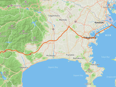 木更津市 → 山中湖