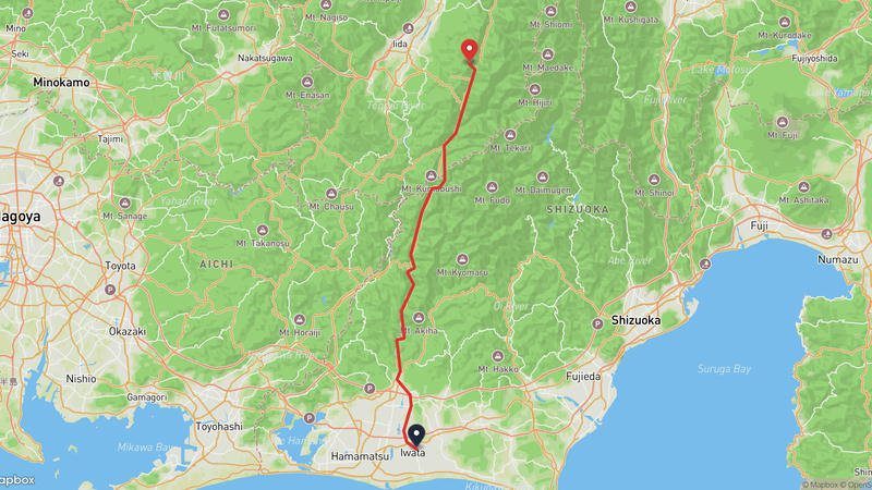 磐田市至飯田市 徒步路线