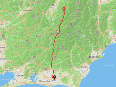 磐田市 → 飯田市