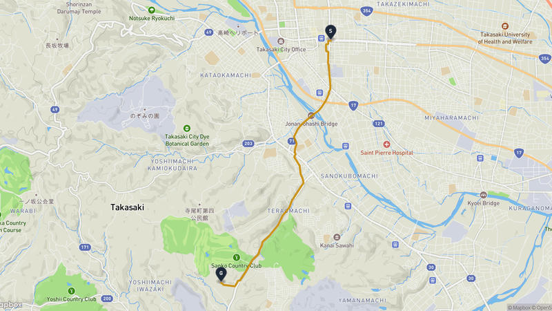 高崎市 登山路線