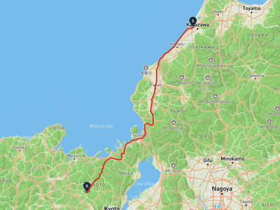 Kanazawa → Nantan
