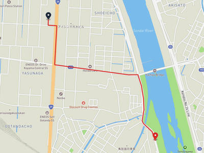 鳥取市 → 鳥取縣立博物館