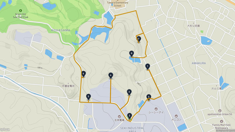 Seki Hiking Route