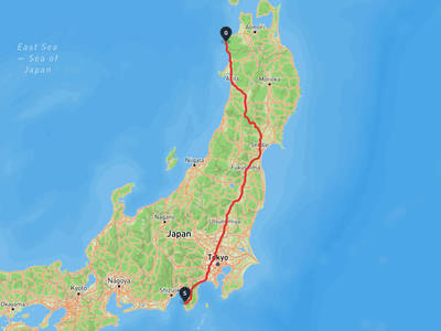 Dōgashima → Fukaura