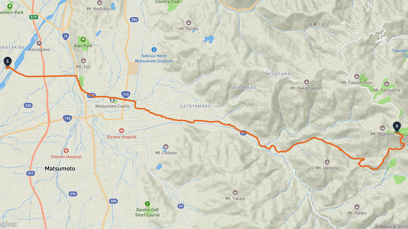 Azumino to Utsukushigahara Hiking Route