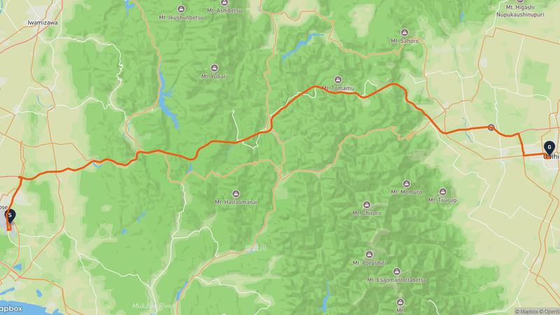 Chitose to Obihiro Drive