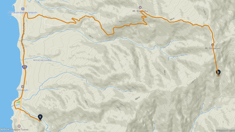 Fukaura to Mount Shirakami Hiking Route