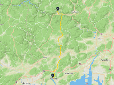 笠岡市 → 高梁市