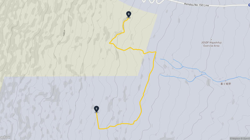 御殿場市至小山町 登山路線