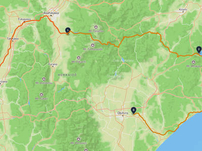 Shiroishi Ward, Sapporo → Makubetsu