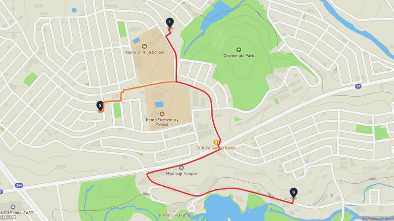 仙台市泉区 登山路線