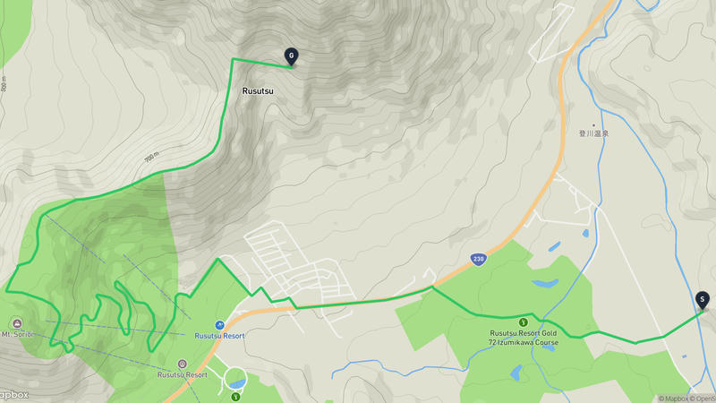 留寿都村至尻別岳 登山路線