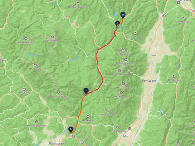 Magome-juku → Narai-juku