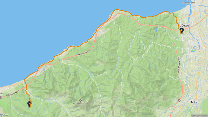糸魚川市至春日山城 登山路線