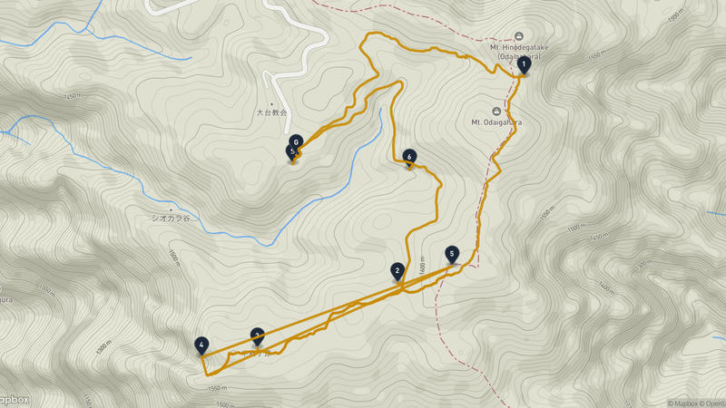 Mount Ōdaigahara Hiking Route