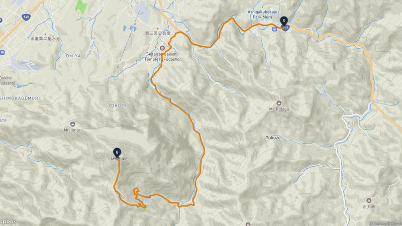 横瀬町至武甲山 徒步路线