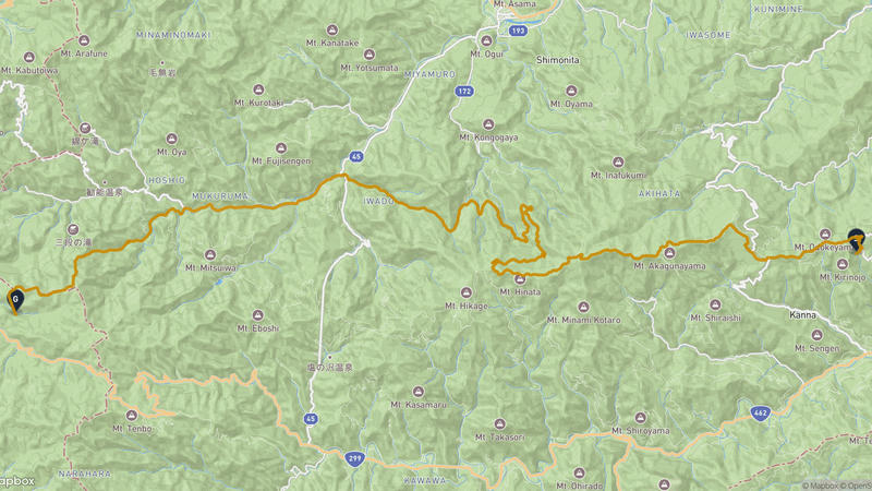Oni hoko yama to Sakuho Hiking Route